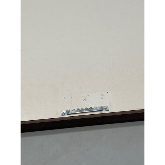 vintage wood framed print wagon fence floral landscape signed Daisys 19x15" READ - Picture 7 of 7